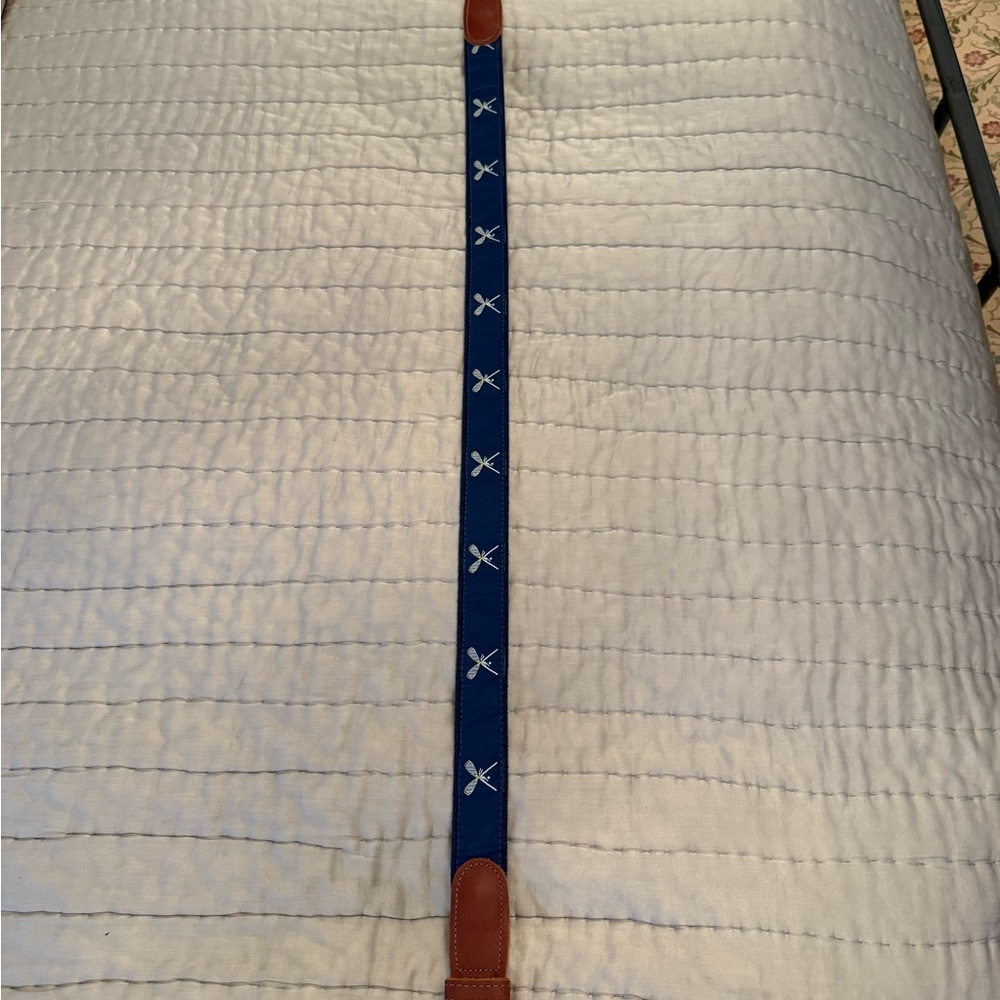 Blue and Brown Men's Belt